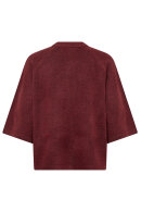 SoyaConcept - SC-Orlean 1 - Vamset Raglan Strik - Mørkerød