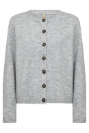 SoyaConcept - SC-Orlean 2 - Vamset Cardigan Strik - Grå Melange