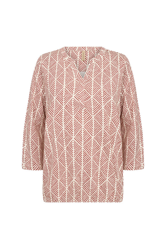 SoyaConcept - SC-Felicity - Grafisk T-shirt - Rød