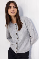 SoyaConcept - SC-Orlean 2 - Vamset Cardigan Strik - Grå Melange