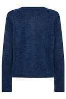 SoyaConcept - SC-Orlean 2 - Vamset Cardigan Strik - Blå Melange