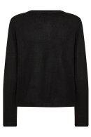 SoyaConcept - SC-Orlean 2 - Vamset Cardigan Strik - Sort Melange