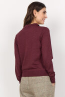 SoyaConcept - SC-Dollie 799 - Finstrik Pullover - Mørkerød