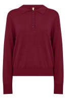 SoyaConcept - SC-Dollie 799 - Finstrik Pullover - Mørkerød