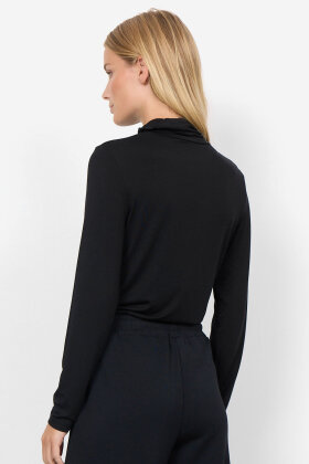 SoyaConcept - SC-Marica 12 - Rullekrave Bluse - Sort