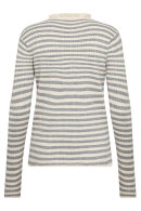 SoyaConcept - SC-Vana 3 - Stribet Ribstrik Bluse - Creme