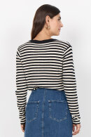SoyaConcept - SC-Vana 2 - Stribet Ribstrik Cardigan - Sort