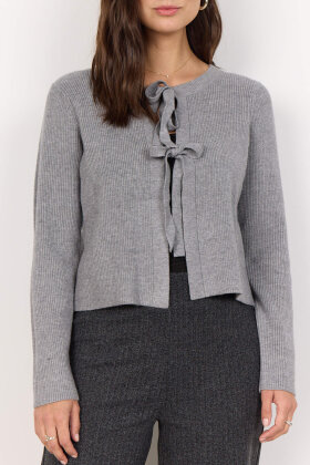 SoyaConcept - SC-Kanita 26 - Bolero Strik Cardigan - Grå Melange