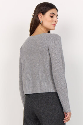 SoyaConcept - SC-Kanita 26 - Bolero Strik Cardigan - Grå Melange