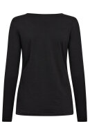 SoyaConcept - SC-Pylle 2 - Ensfarvet T-shirt - Sort