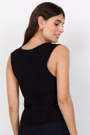 SoyaConcept - SC-Kanita 27 - Strikket Vest - Sort Melange