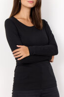 SoyaConcept - SC-Pylle 2 - Ensfarvet T-shirt - Sort