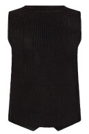 SoyaConcept - SC-Kanita 27 - Strikket Vest - Sort Melange