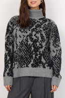 SoyaConcept - SC-Vendi 2 - Rullekrave Pullover - Grå