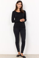 SoyaConcept - SC-Pylle 2 - Ensfarvet T-shirt - Sort