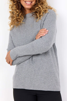 SoyaConcept - SC-Kanita 4 - Raglan Turtleneck Pullover - Grey