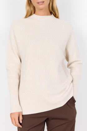 SoyaConcept - SC-Kanita 4 - Raglan Turtleneck Pullover - Creme