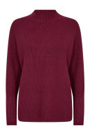 SoyaConcept - SC-Kanita 4 - Raglan Turtleneck Pullover - Mørkerød