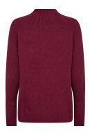 SoyaConcept - SC-Kanita 4 - Raglan Turtleneck Pullover - Mørkerød