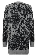 SoyaConcept - SC-Vendi 3 - Mønstret Strik Cardigan - Grå