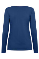 SoyaConcept - SC-Pylle 2 - Ensfarvet T-shirt - Blå