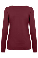 SoyaConcept - SC-Pylle 2 - Ensfarvet T-shirt - Mørkerød