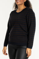 Sandgaard - Helsinki - Stribet Strikbluse - Mørkeblå Sandgaard - Helsinki - Stribet Strikbluse - Mørkeblå