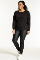 Sandgaard - Helsinki - Ensfarvet Strikbluse - Brun Sandgaard - Helsinki - Ensfarvet Strikbluse - Brun