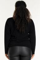 Sandgaard - Helsinki - Ensfarvet Strikbluse - Sort Sandgaard - Helsinki - Ensfarvet Strikbluse - Sort