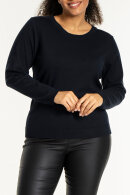 Sandgaard - Helsinki - Ensfarvet Strikbluse - Mørkeblå Sandgaard - Helsinki - Ensfarvet Strikbluse - Mørkeblå