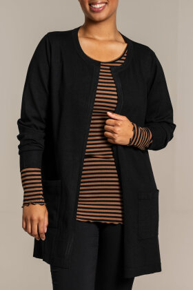Sandgaard - Helsinki Long Cardigan - Sort Sandgaard - Helsinki Long Cardigan - Sort