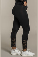 Sandgaard - Luxembourg Lace Leggings - Sort Sandgaard - Luxembourg Lace Leggings - Sort