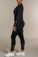 Sandgaard - Luxembourg Lace Leggings - Sort Sandgaard - Luxembourg Lace Leggings - Sort