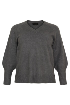No.1 by OX - Sweater - V-Hals & Strikket - Grå No.1 by OX - Sweater - V-Hals & Strikket - Grå