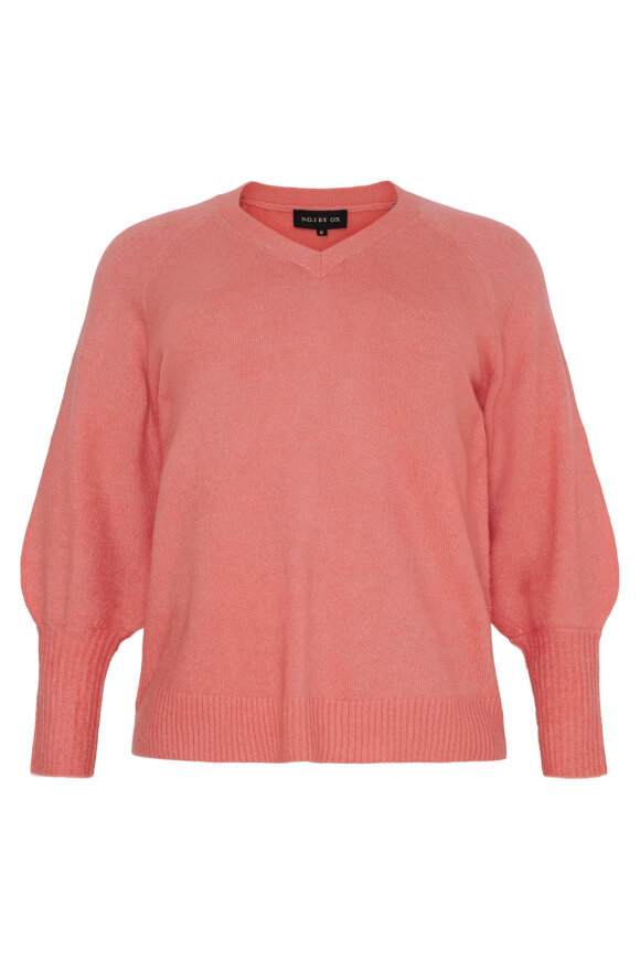 No.1 by OX - Sweater - V-Hals & Strikket - Rose No.1 by OX - Sweater - V-Hals & Strikket - Rose