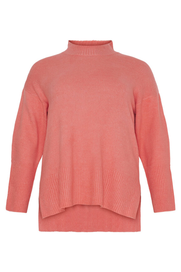 No.1 by OX - Turtle Neck Strik Sweater - Rose No.1 by OX - Turtle Neck Strik Sweater - Rose