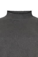 No.1 by OX - Turtle Neck Strik Sweater - Grå
