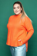 No.1 by OX - Turtle Neck Strik Sweater - Grå