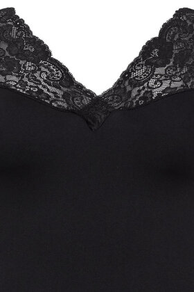 No.1 by OX - V-Hals Shapewear Top m/Ærme - Sort No.1 by OX - V-Hals Shapewear Top m/Ærme - Sort