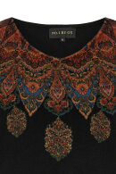 No.1 by OX - Mønstret Pullover - Sort No.1 by OX - Mønstret Pullover - Sort