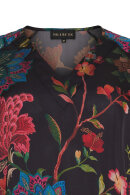 No.1 by OX - Elegant Blomsterprint Kjole - Sort