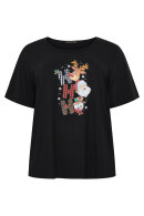 No.1 by OX - Santa T-shirt - Juletema - Sort