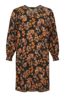 No.1 by OX - Blomstret Kjole - V-hals - Multifarvet