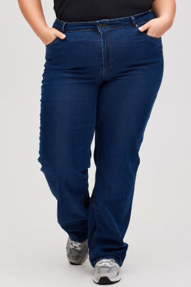 No.1 by OX - Jeans Straight Fit - Lige Ben m Vidde - Denim Blue No.1 by OX - Jeans Straight Fit - Lige Ben m Vidde - Denim Blue