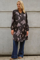 Prepair - Silje Dress - Print Skjortekjole - Sort Prepair - Silje Dress - Print Skjortekjole - Sort
