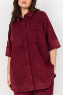 Wasabiconcept - WA-Nadin 2 - Fløjls Skjorte - Mørkerød Wasabiconcept - WA-Nadin 2 - Fløjls Skjorte - Mørkerød