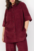 Wasabiconcept - WA-Nadin 2 - Fløjls Skjorte - Mørkerød Wasabiconcept - WA-Nadin 2 - Fløjls Skjorte - Mørkerød