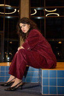 Wasabiconcept - WA-Nadin 2 - Fløjls Skjorte - Mørkerød Wasabiconcept - WA-Nadin 2 - Fløjls Skjorte - Mørkerød