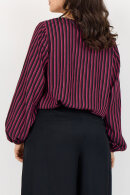 Wasabiconcept - WA-Nichole 1 - Stribet Bluse - Mørkerød Wasabiconcept - WA-Nichole 1 - Stribet Bluse - Mørkerød