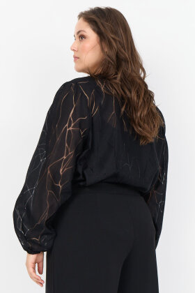 Wasabiconcept - WA-Sanna 2 - Elegant Skjorte - Sort Wasabiconcept - WA-Sanna 2 - Elegant Skjorte - Sort